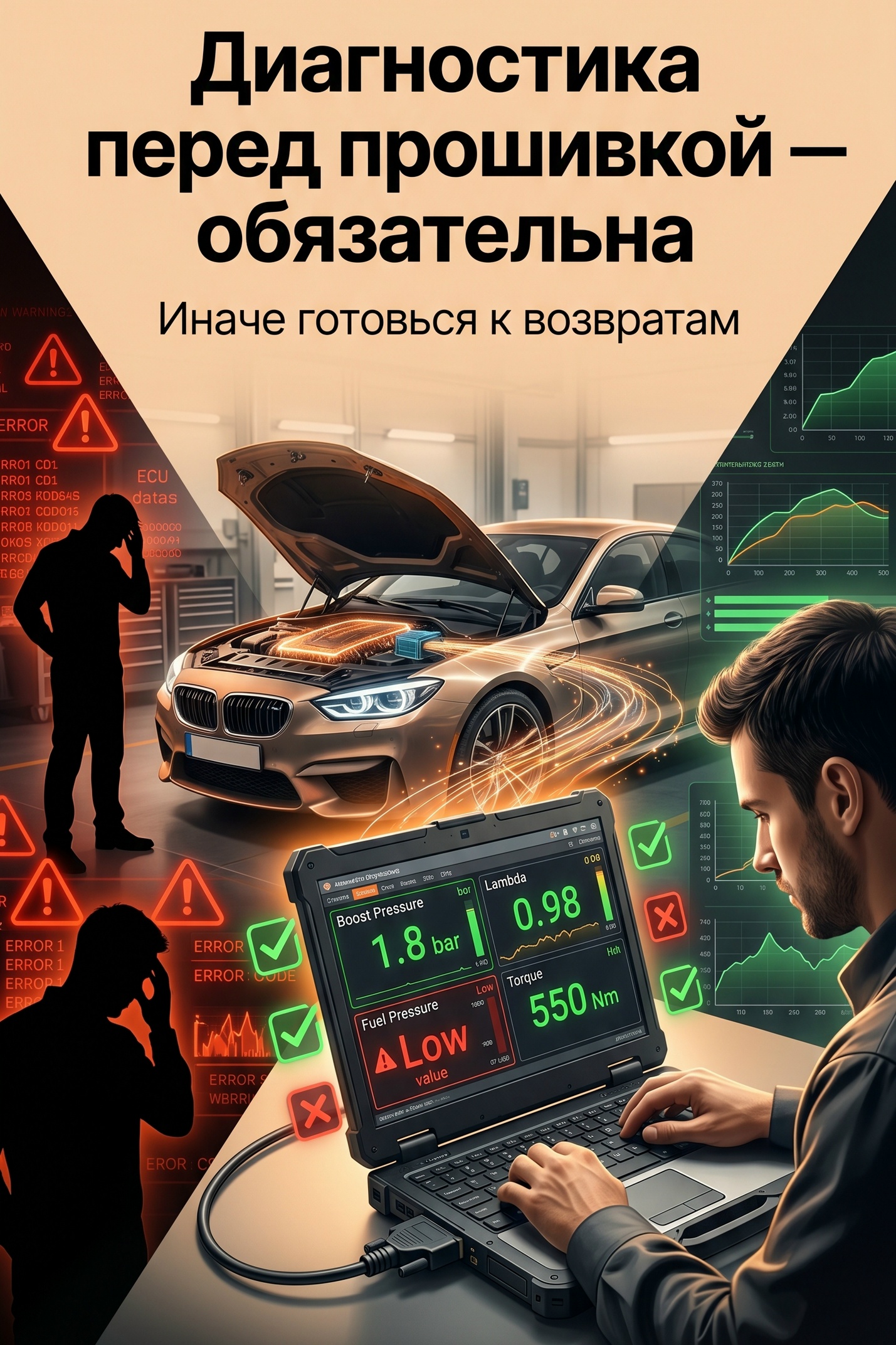 Что проверить до прошивки ЭБУ